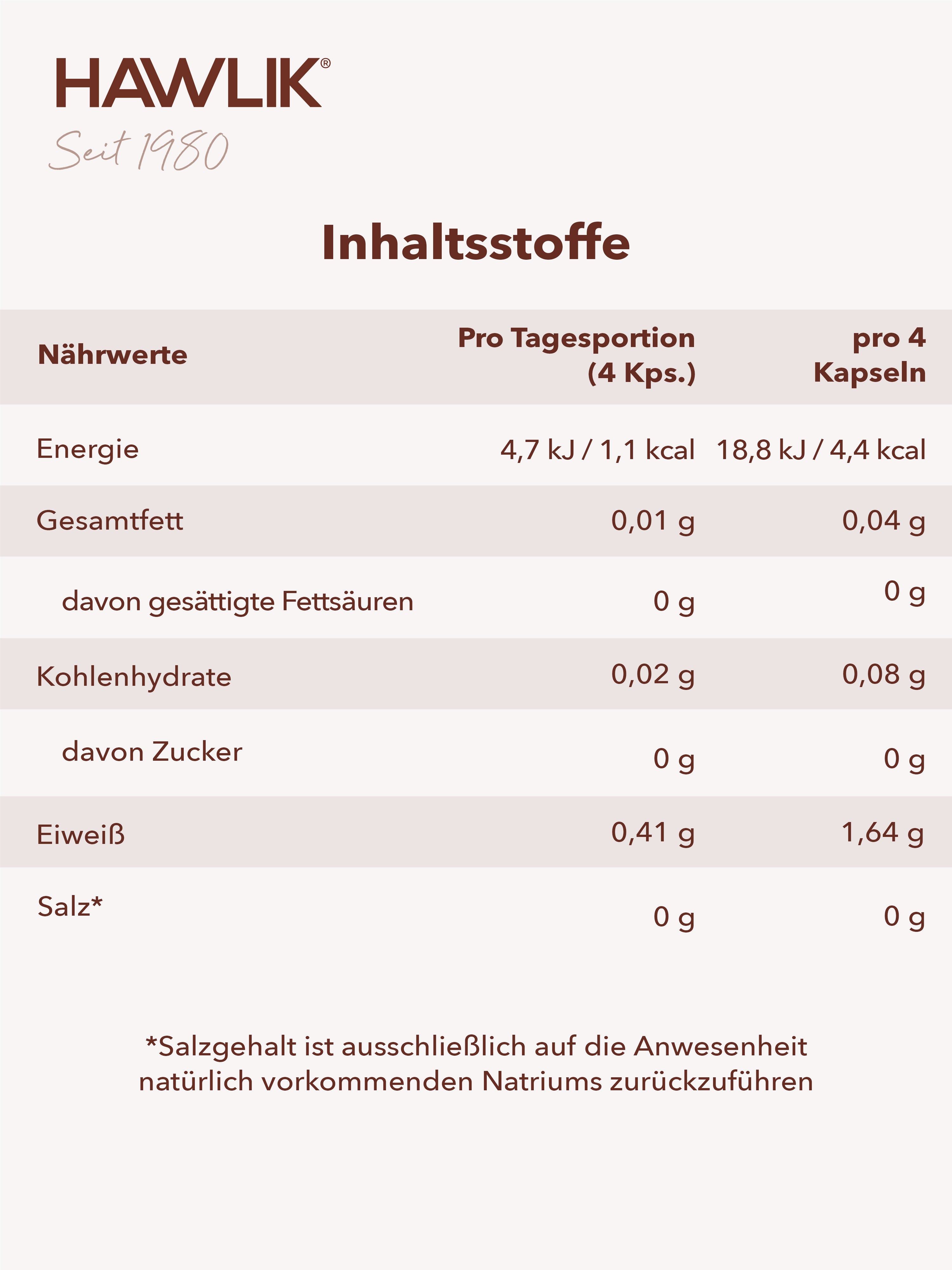 HAWLIK Bio Auricularia Pulver Kapseln