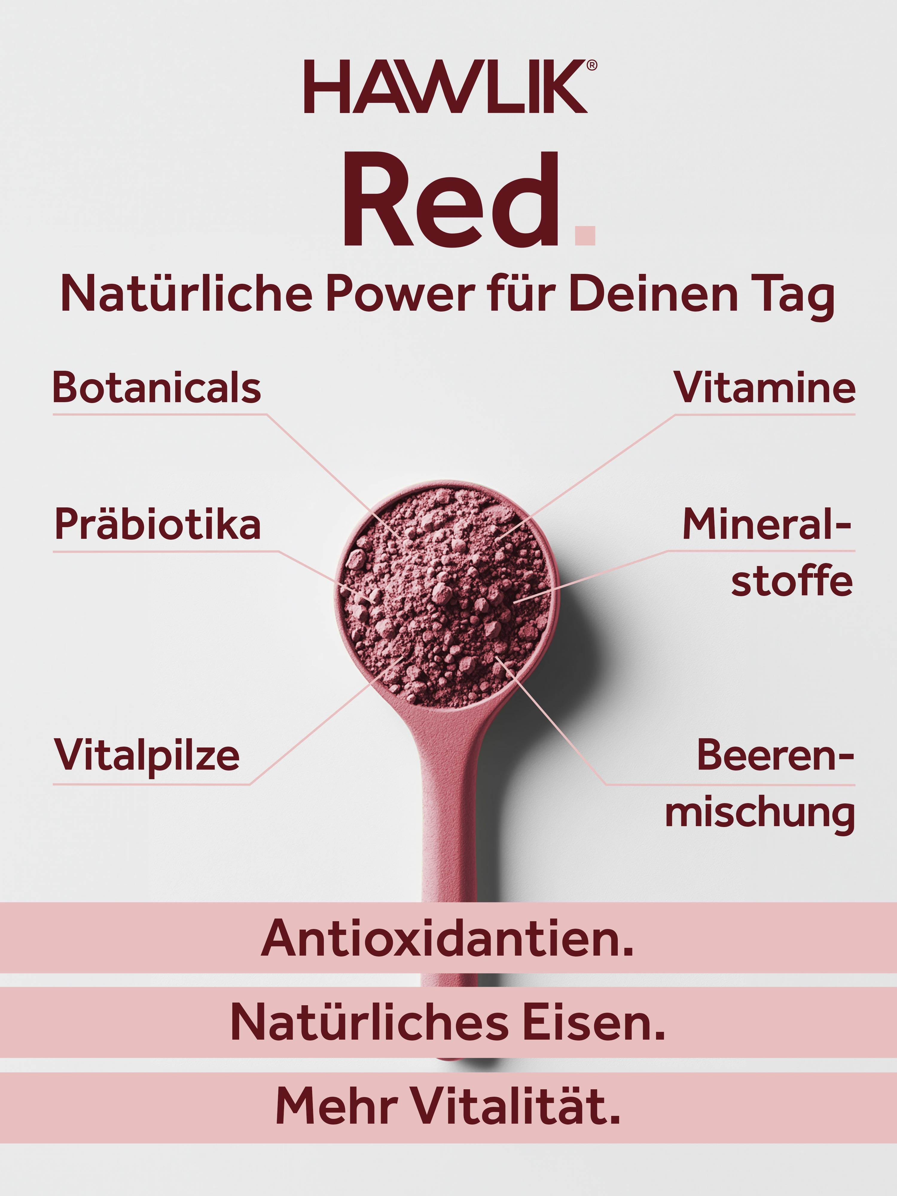 HAWLIK Red mit Inhalsstoffen Übersicht
