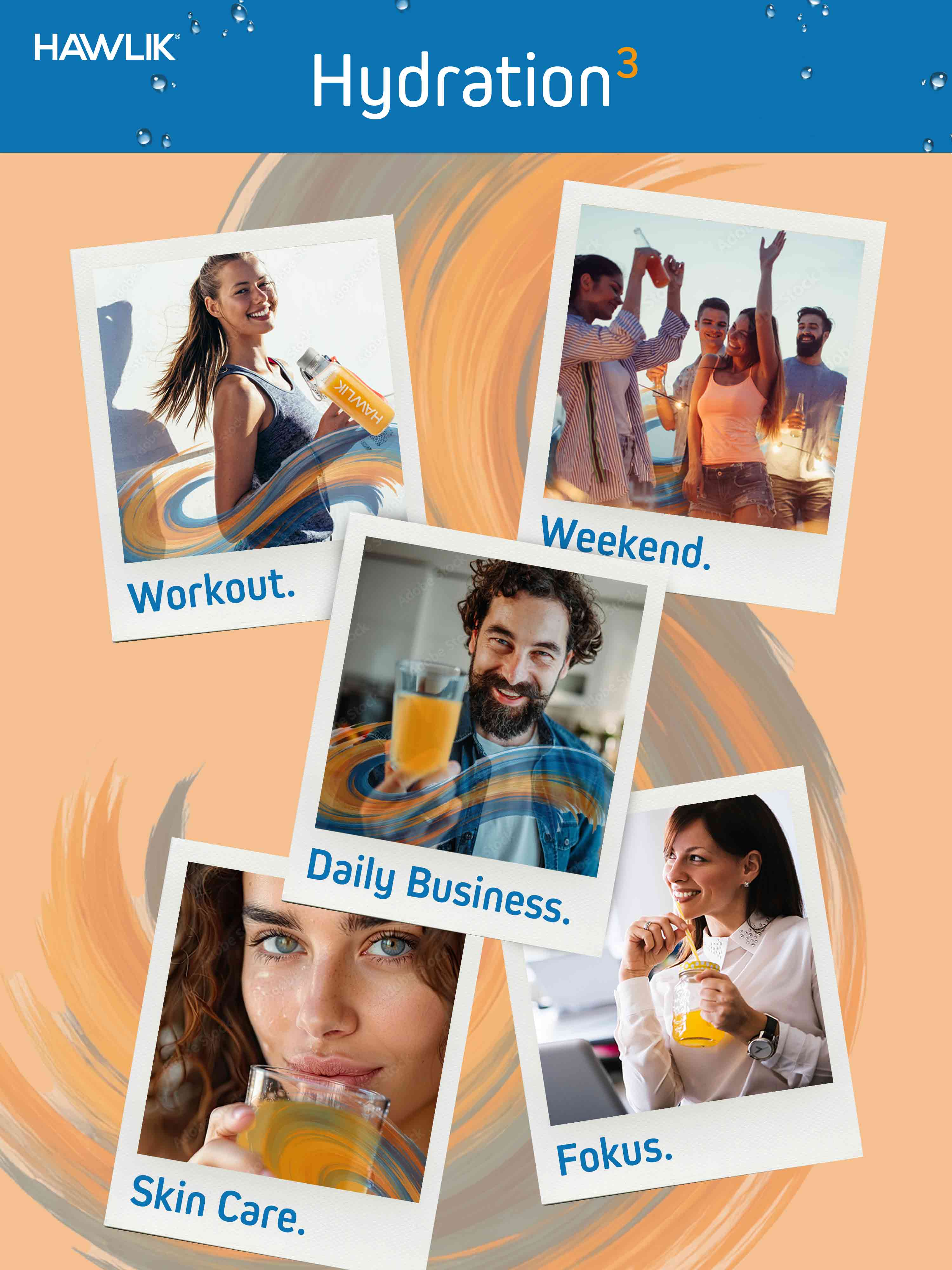 Hydration3 Pulver Sticks mit Benefits