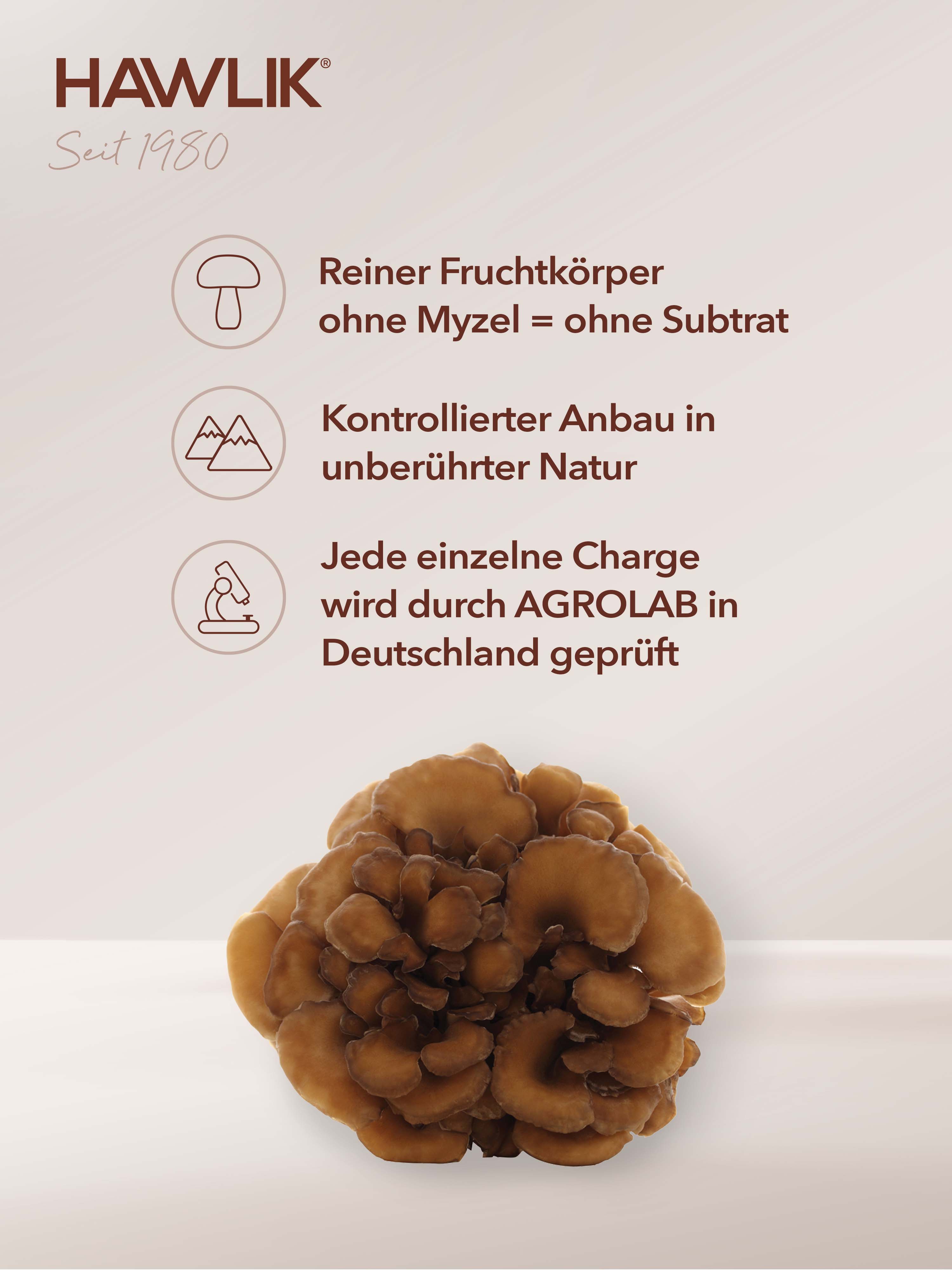 HAWLIK Bio Coriolus Pulver für Tiere