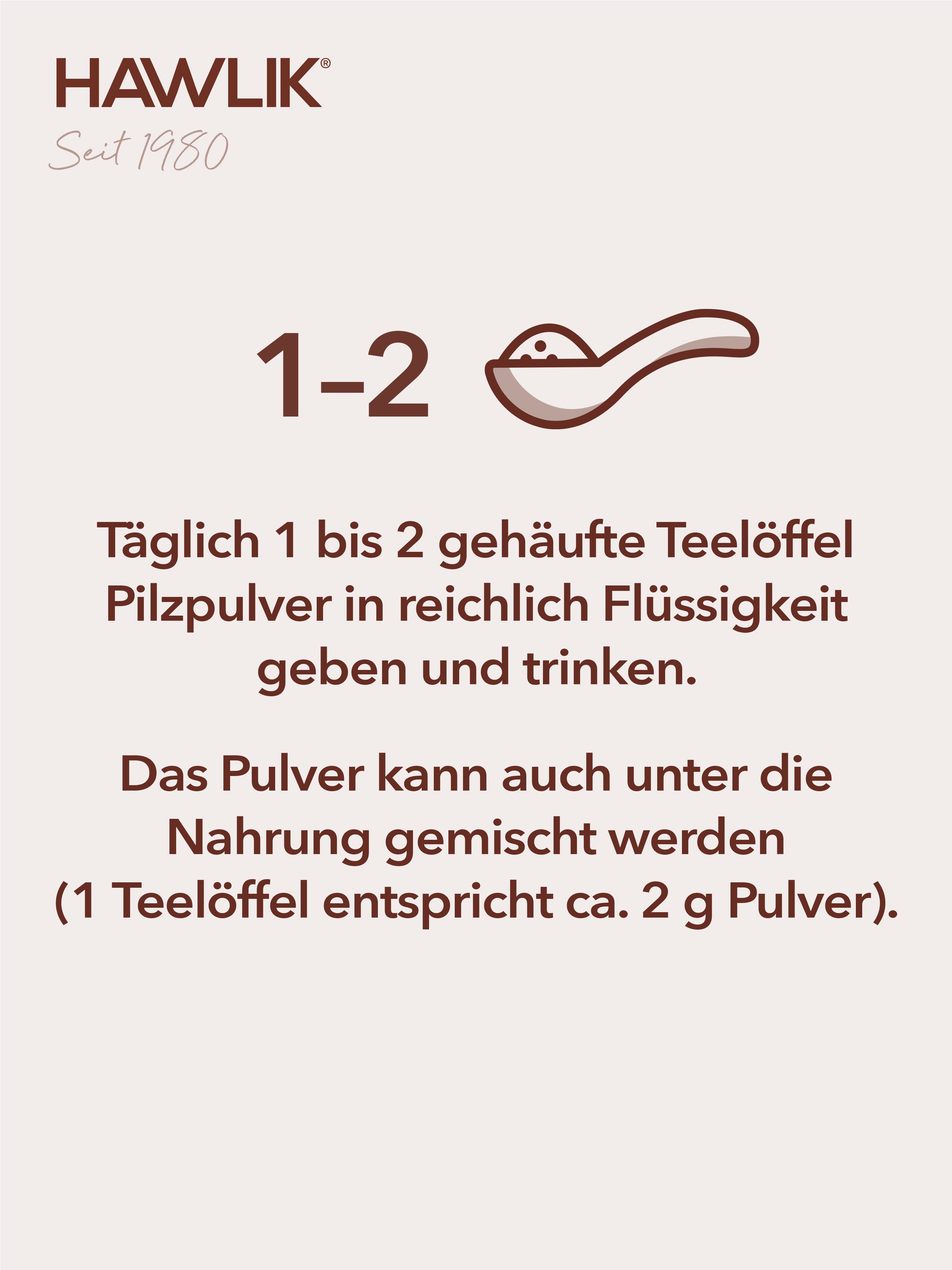 HAWLIK Bio Reishi Pulver