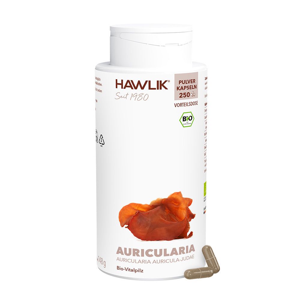 HAWLIK Bio Agaricus 250 Pulver Kapseln