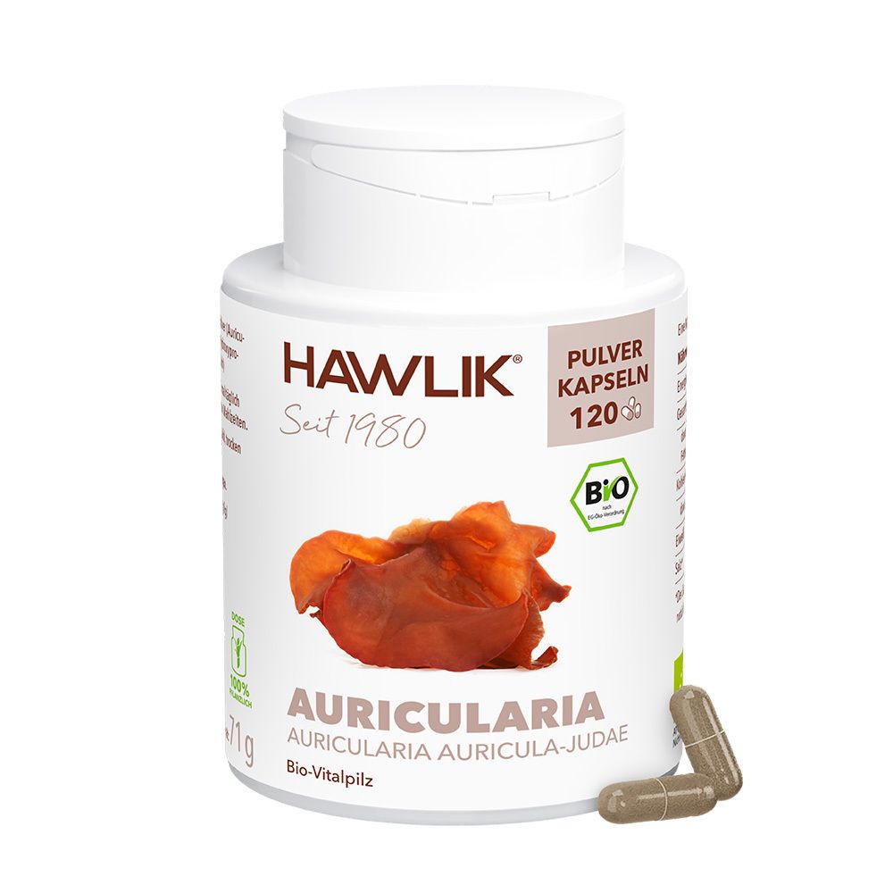HAWLIK Bio Agaricus 120 Pulver Kapseln