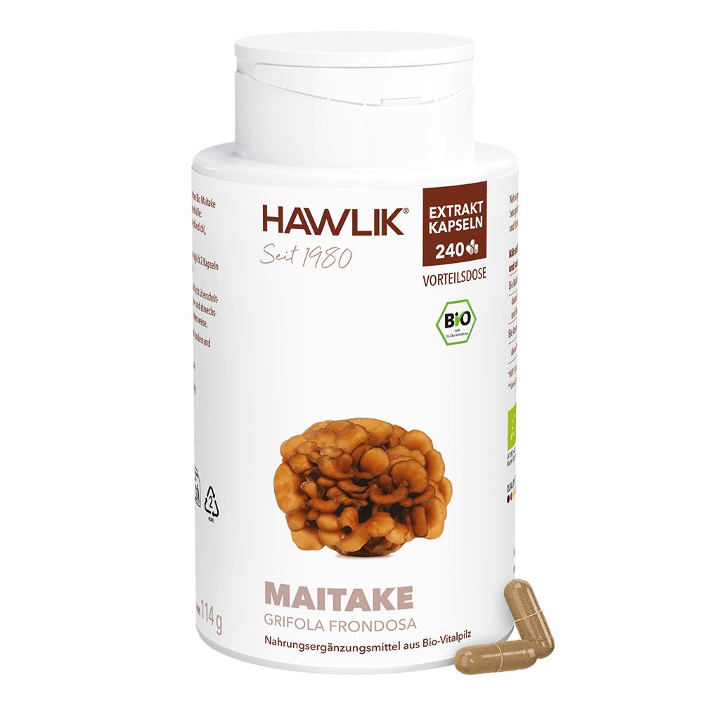 HAWLIK Bio Maitake 240 Extrakt Kapseln