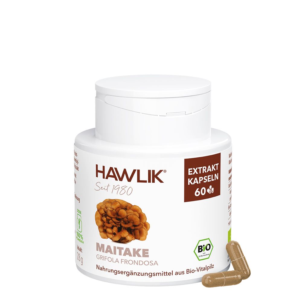 HAWLIK Bio Maitake 60 Extrakt Kapseln