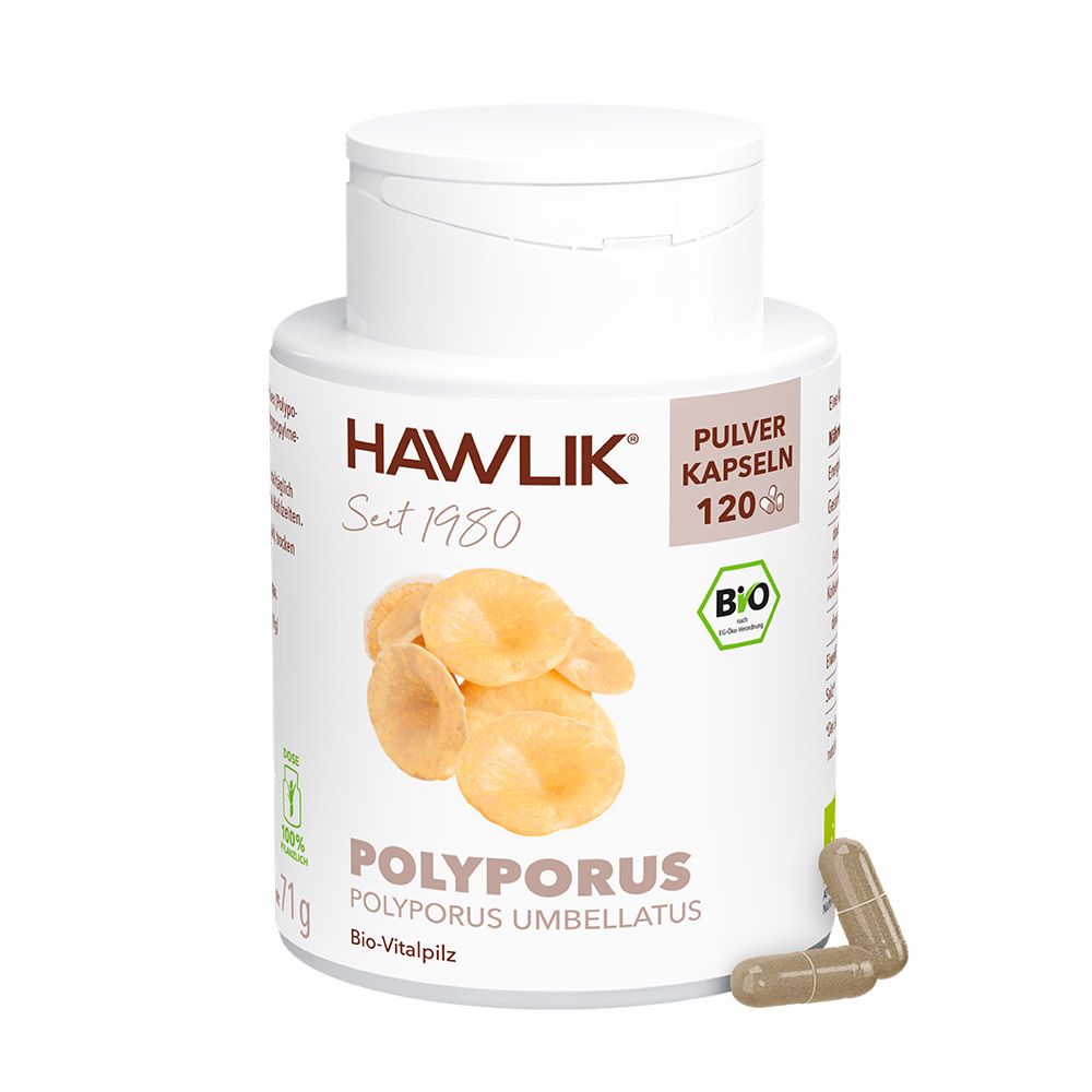 HAWLIK Bio Polyporus 120 Pulver Kapseln
