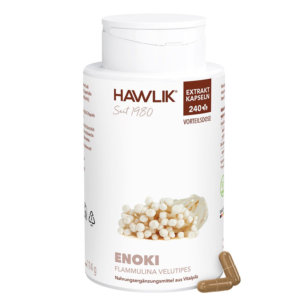 HAWLIK Enoki 240 Extrakt Kapseln