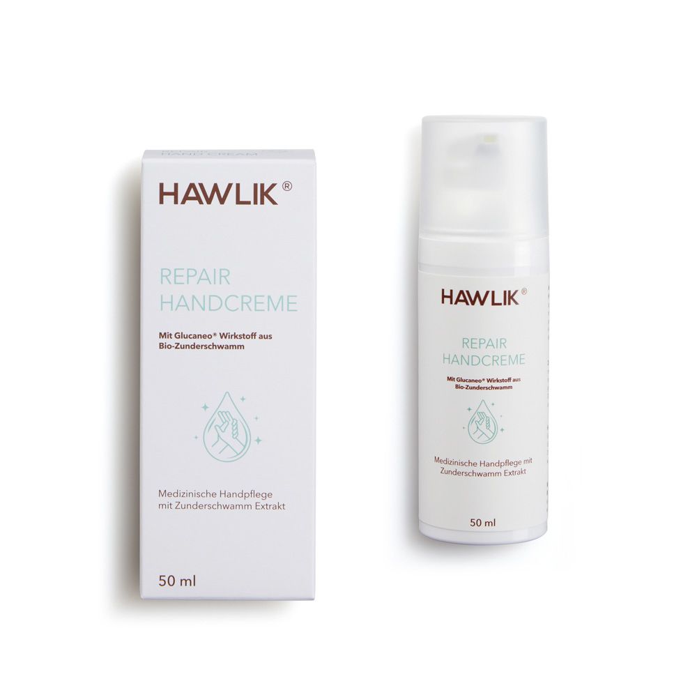 HAWLIK Repair Handcreme mit Zunderschwamm 50 ml