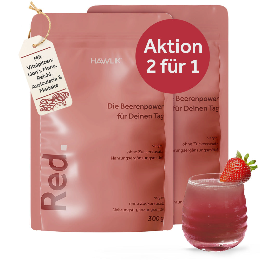 HAWLIK Red - der neue Berry-Powerdrink