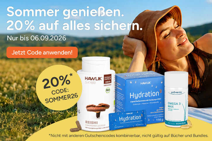 20% Rabatt auf alle Produkte 
