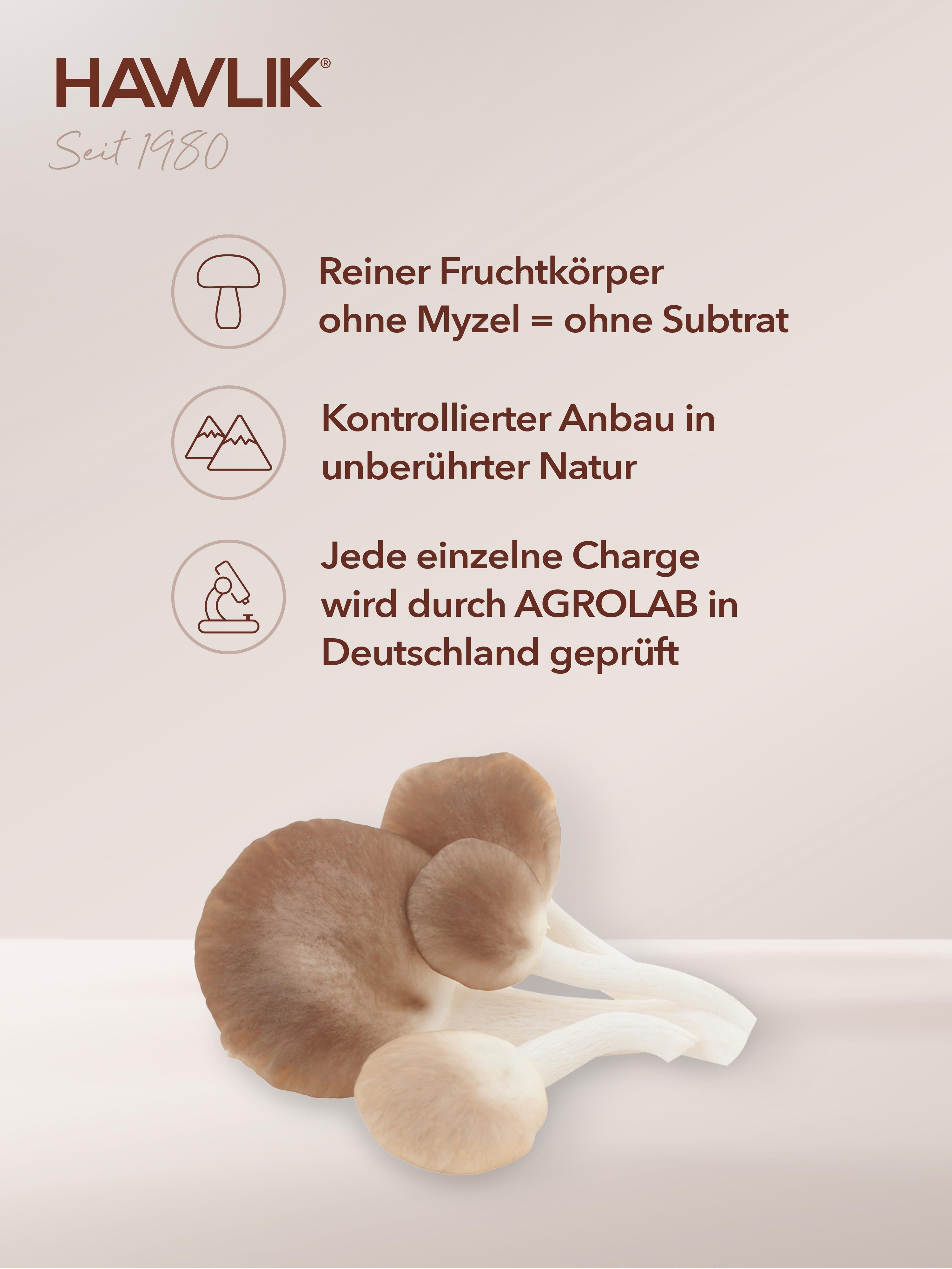 HAWLIK Bio Pleurotus Extrakt Kapseln
