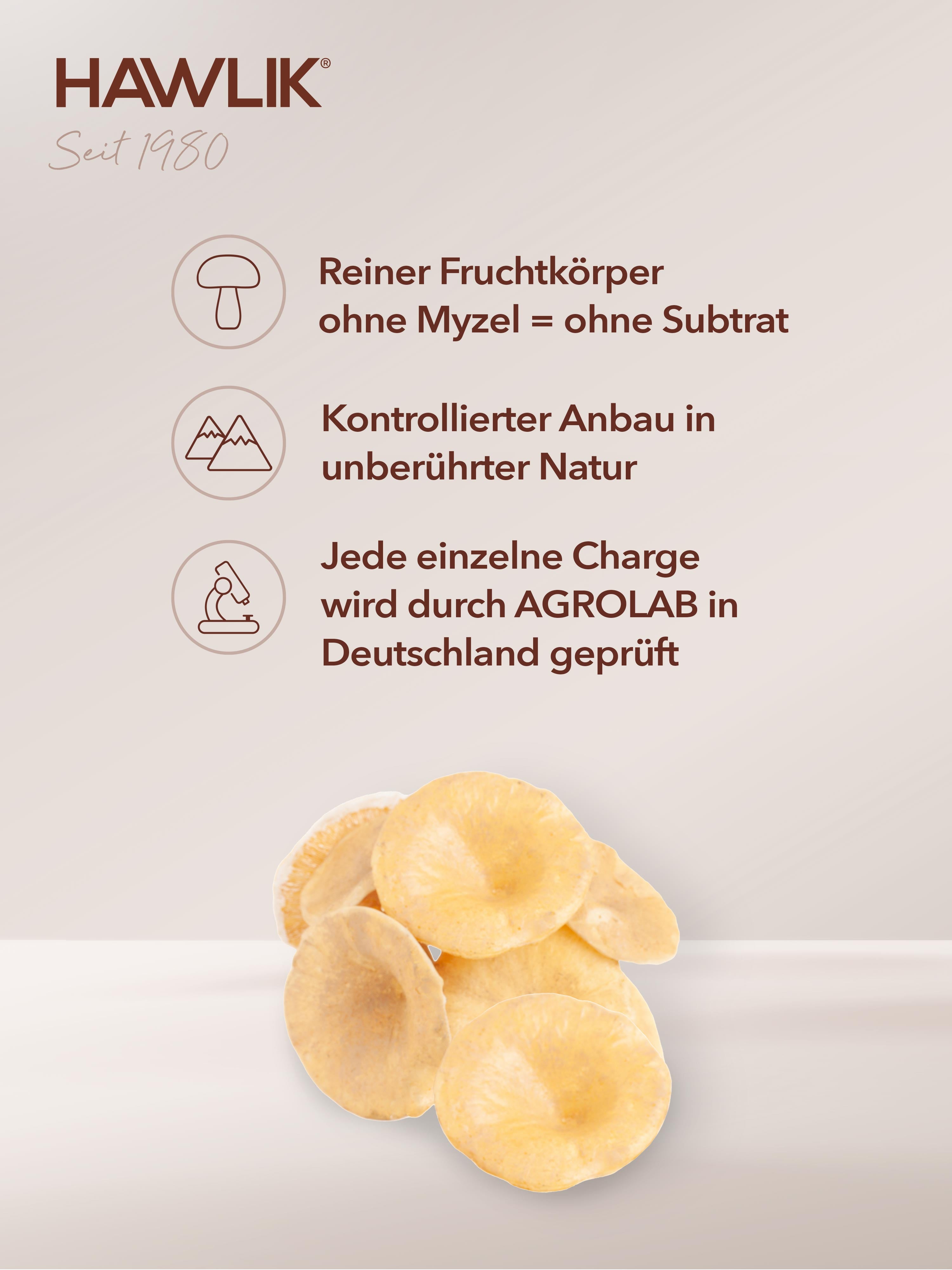 Info: Jede Charge wird durch Agrolab in Deutschland geprüft