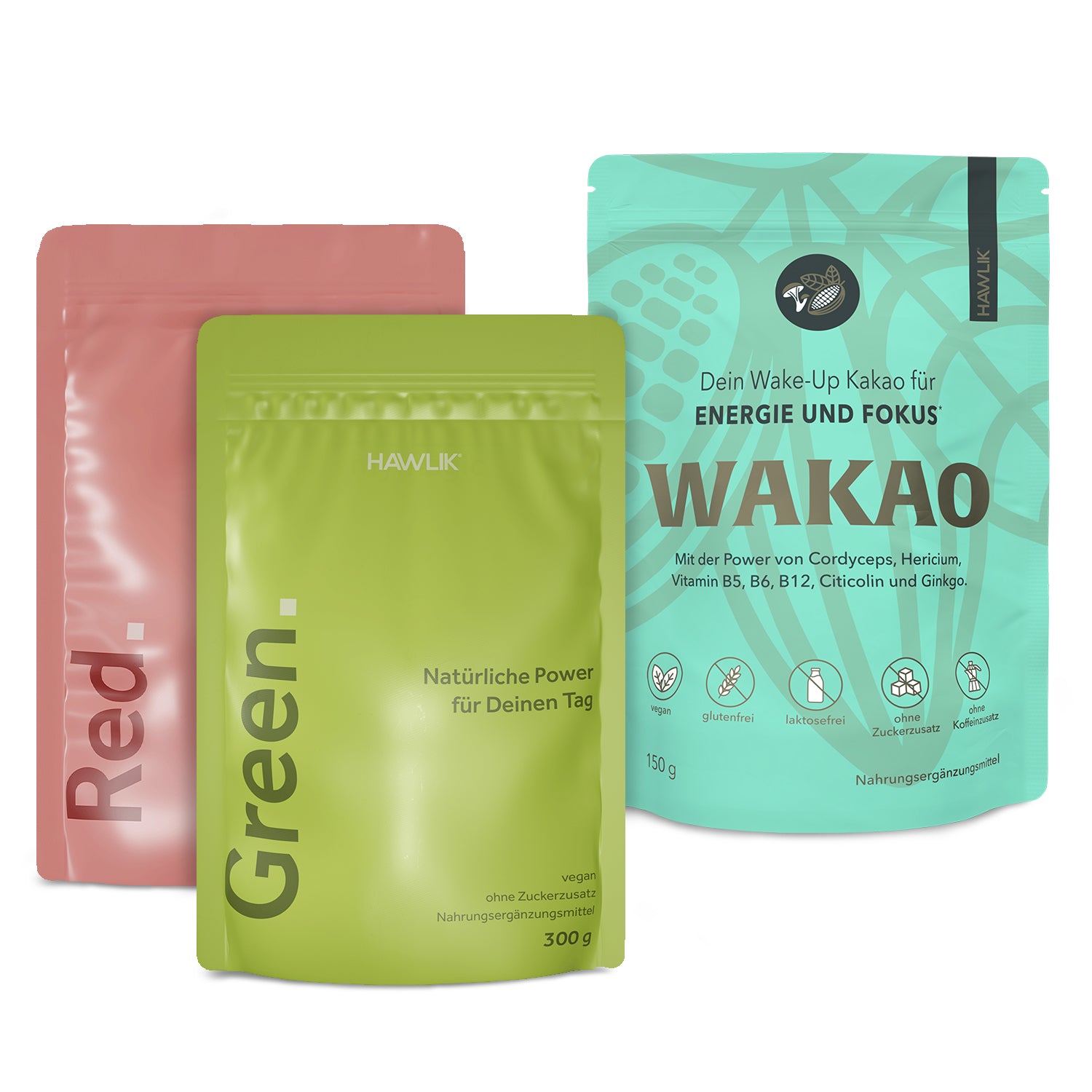 Kategoriebild für WAKAO, RED und GREEN