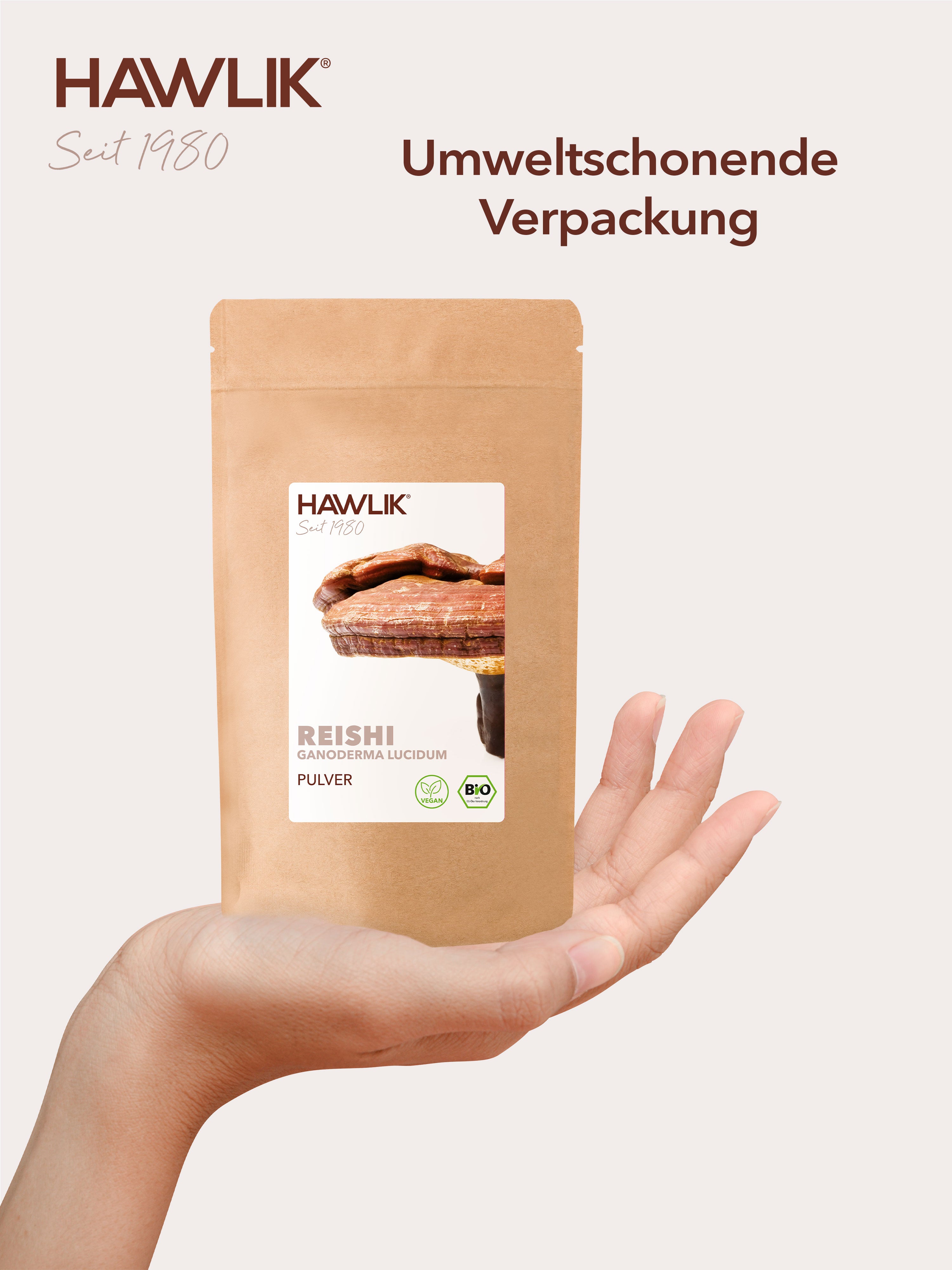 HAWLIK Bio Reishi Pulver