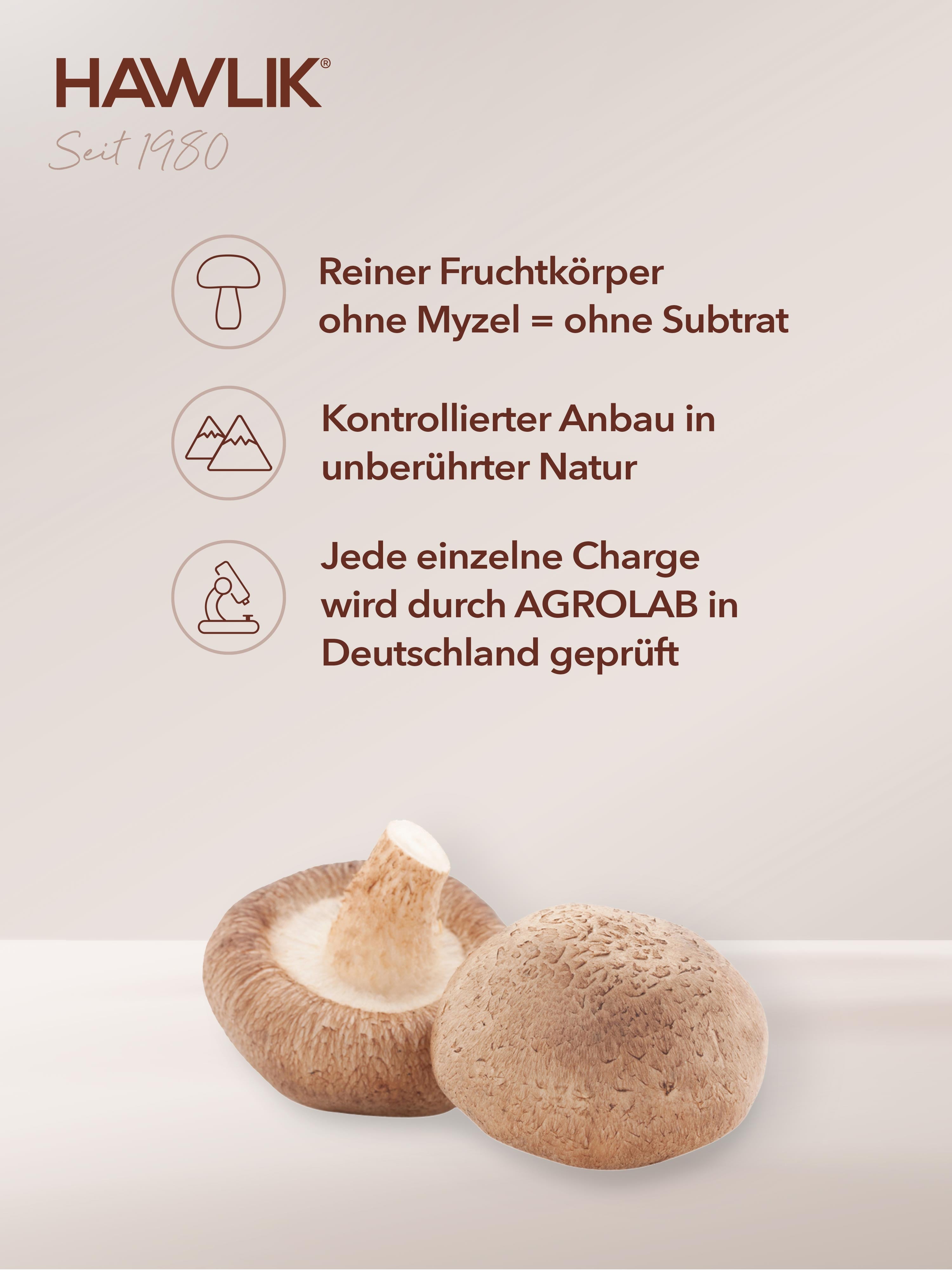 HAWLIK Bio Shiitake Extrakt Kapseln