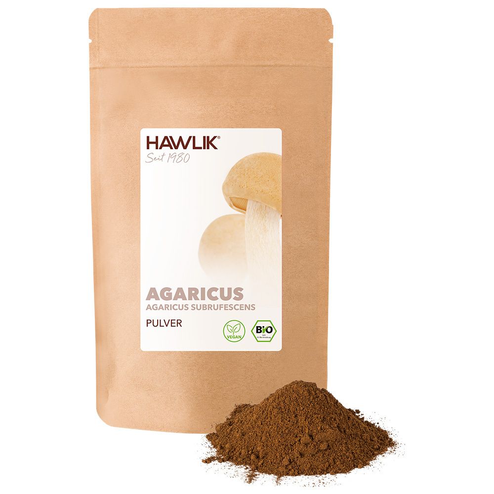 HAWLIK Bio Agaricus Pulver 100 g