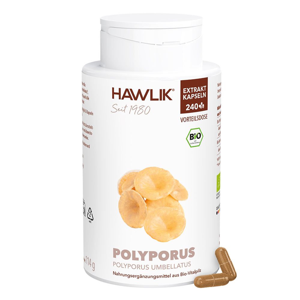 HAWLIK Bio Polyporus 240 Extrakt Kapseln
