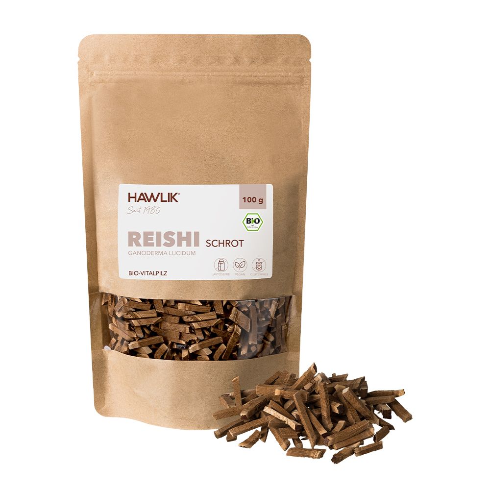 HAWLIK Bio Reishi geschrotet - 100 g