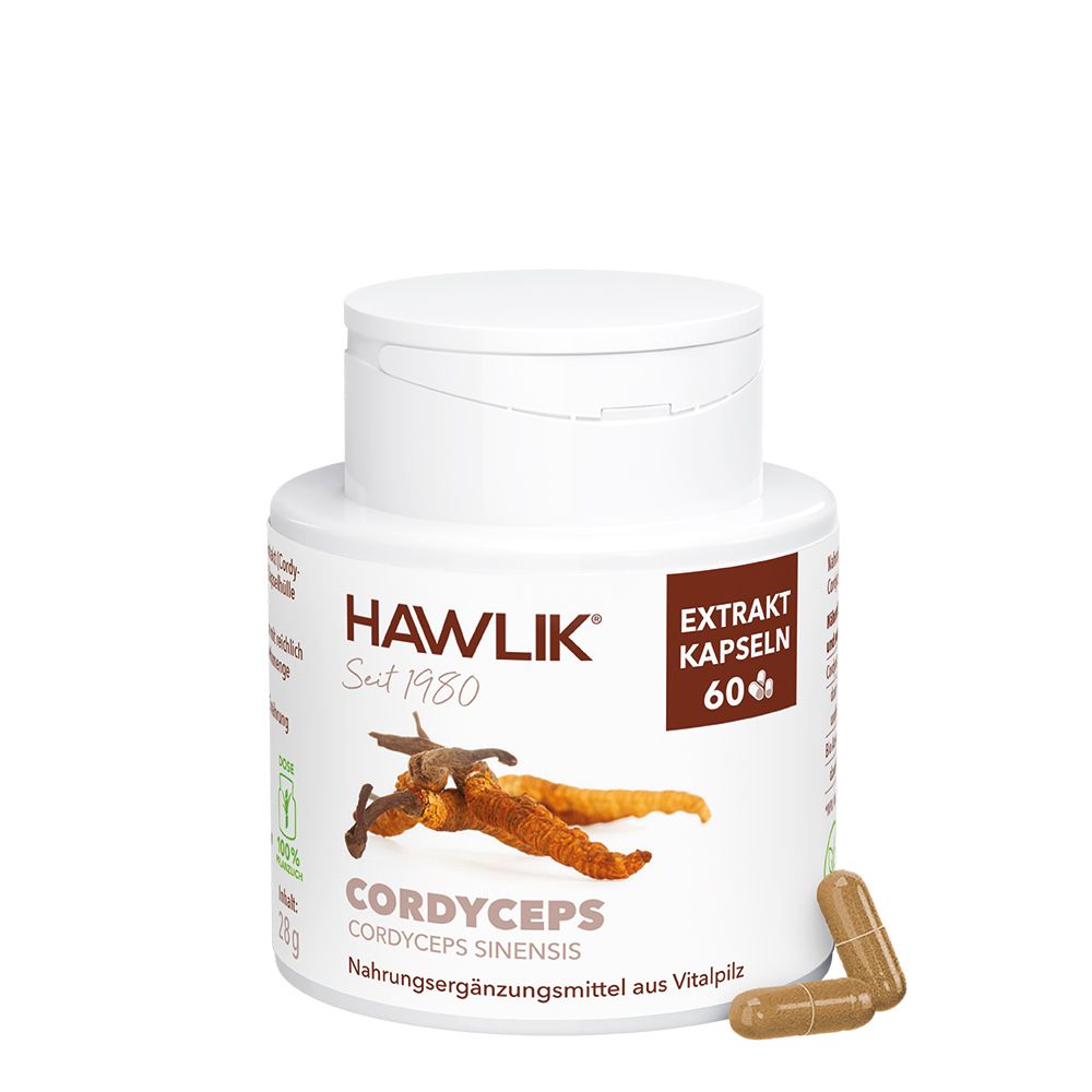 HAWLIK Cordyceps 60 Extrakt Kapseln