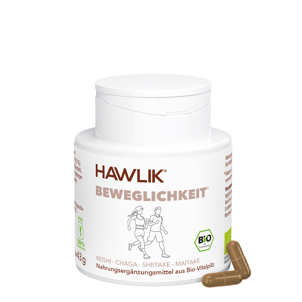 HAWLIK Beweglichkeit Vitalpilzmischung - 90 Kapseln