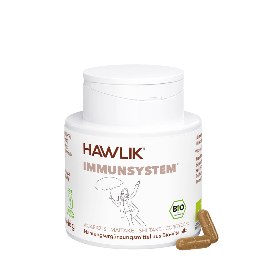 HAWLIK Immunsystem Vitalpilzmischung - 90 Kapseln