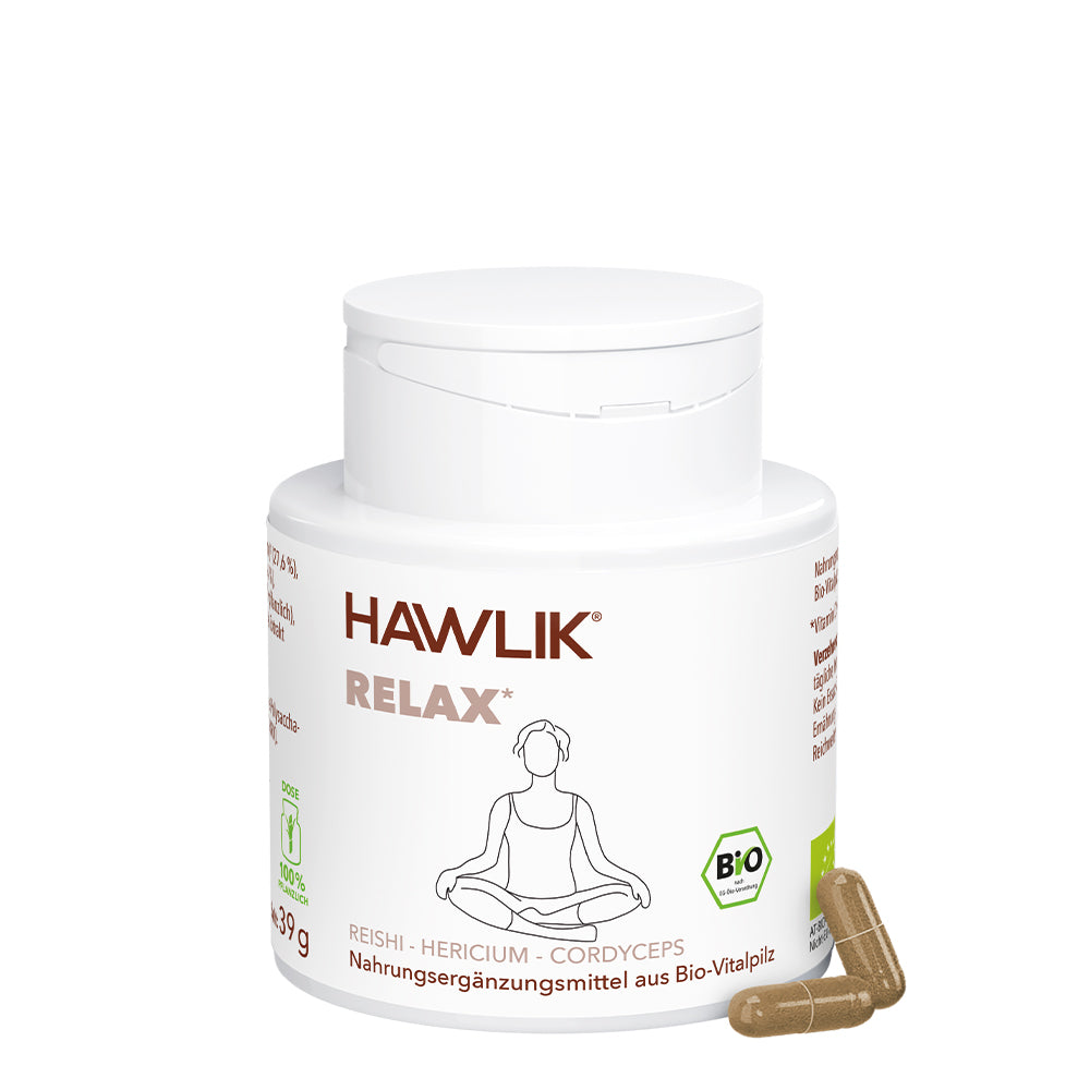 HAWLIK Relax Vitalpilzmischung - 90 Kapseln