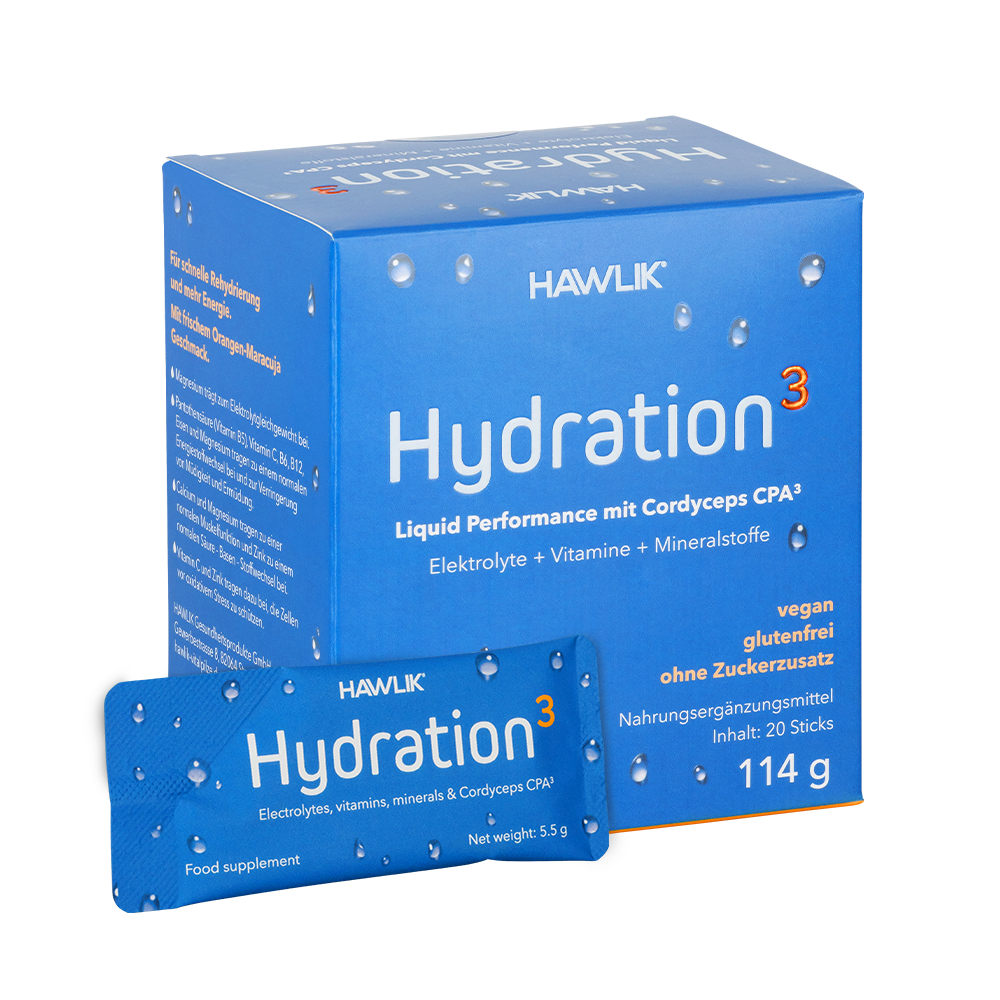 Hydration³ Elektrolyt-Drink mit Cordyceps