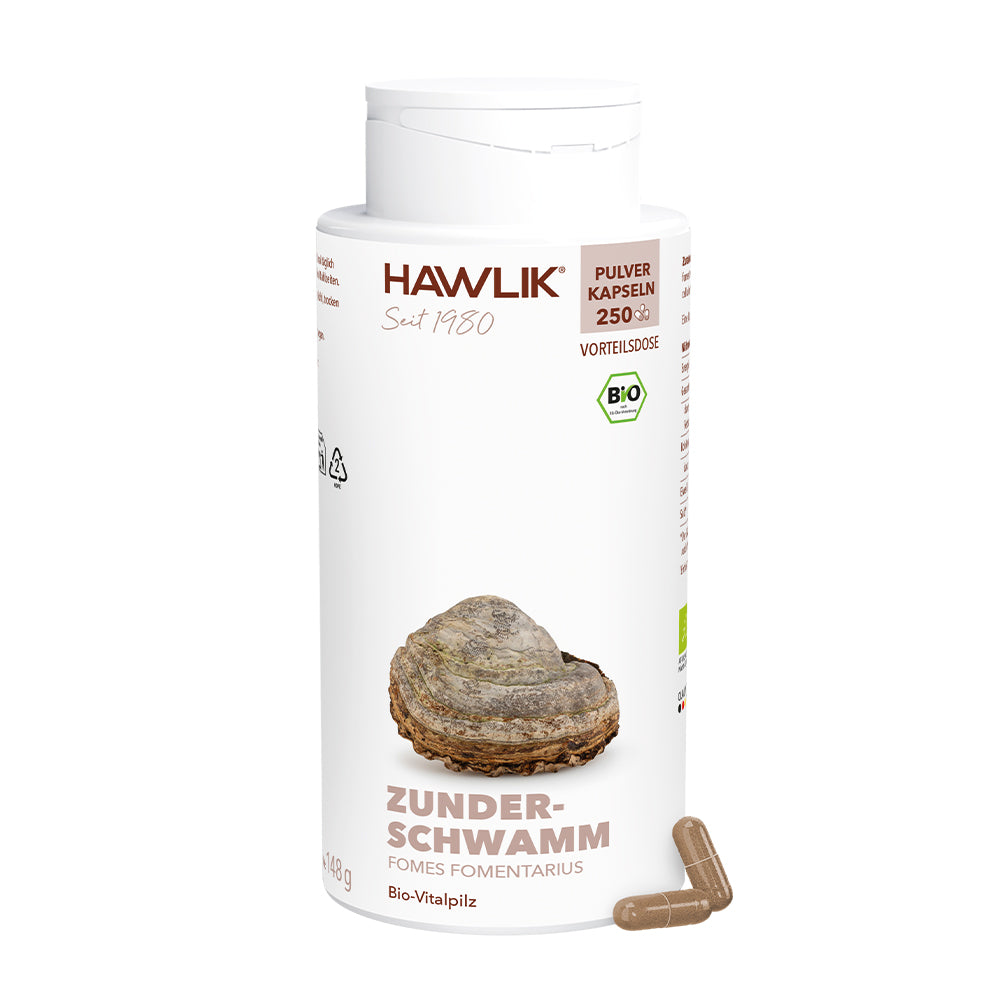 Dose Hawlik Zunderschwamm Pulver 250 Kapseln