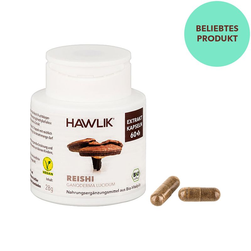 HAWLIK Bio Reishi Extrakt Kapseln 60