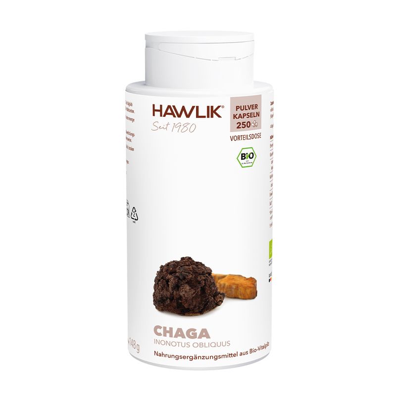 Chaga Pulver Kapseln 250