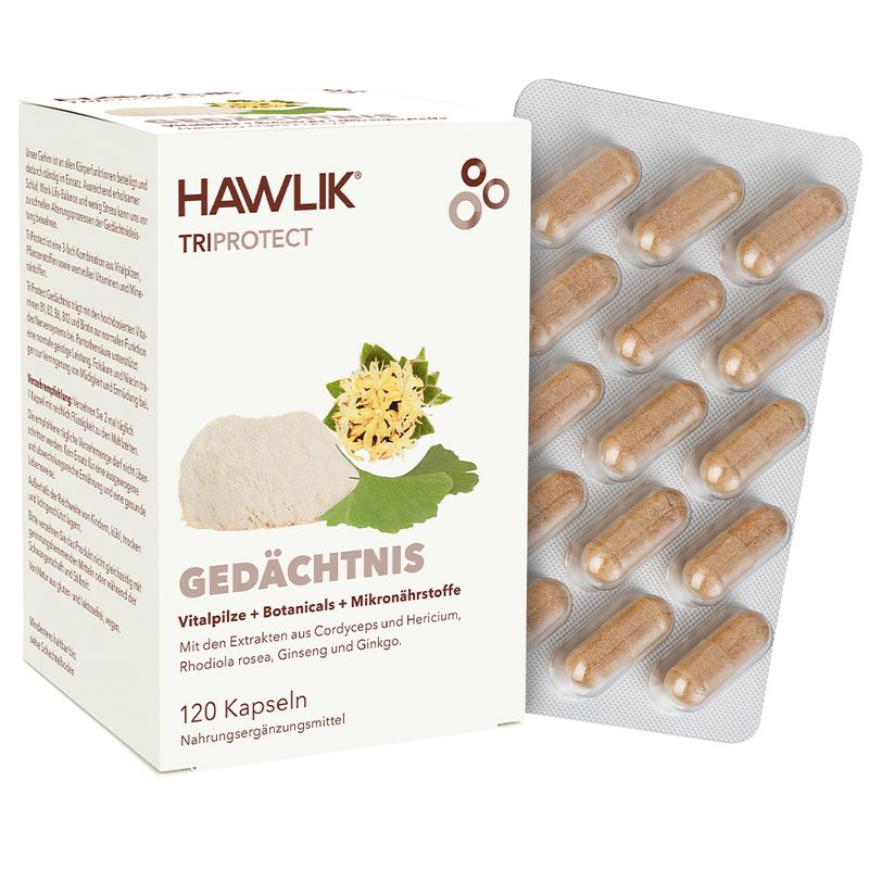 HAWLIK TriProtect Gedächtnis 120 Kapseln