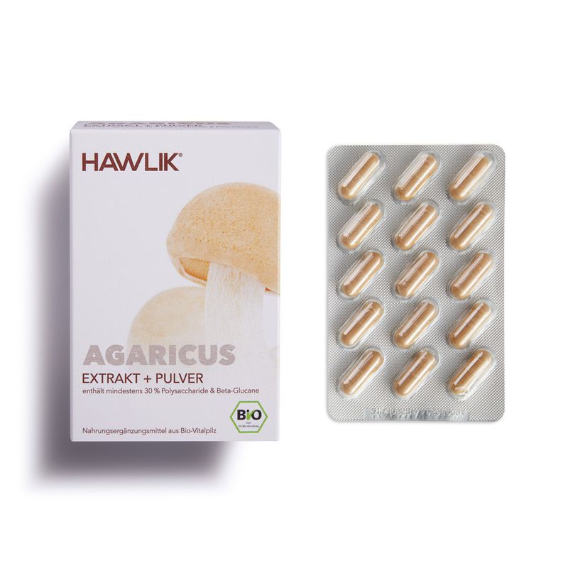 HAWLIK Bio Agaricus E+P Kapseln 120