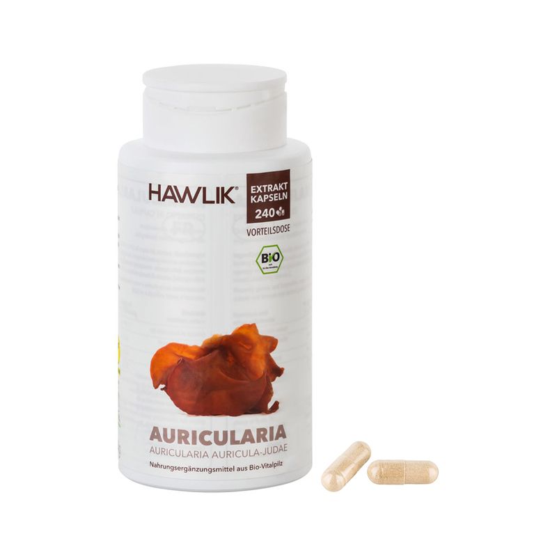 HAWLIK Auricularia Extrakt Kapseln 240
