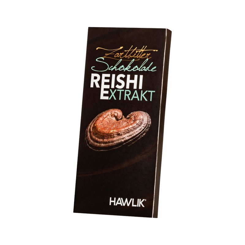 HAWLIK Zartbitter Schokolade mit Reishi Extrakt