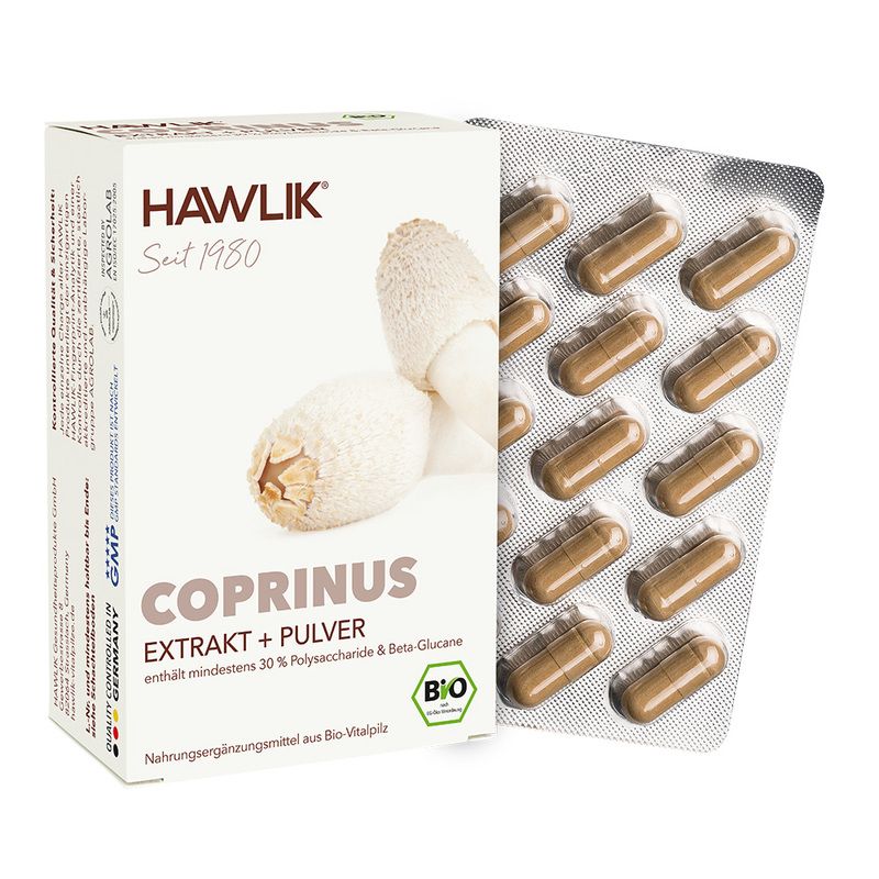 HAWLIK Bio Coprinus E+P Kapseln 60