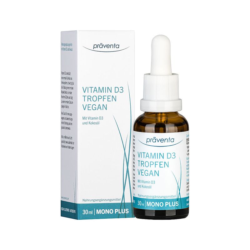 Präventa Vitamin D3 Tropfen vegan