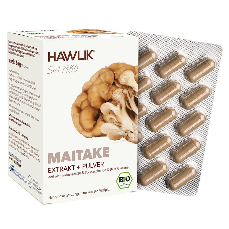HAWLIK Bio Maitake Extrakt + Pulver 120