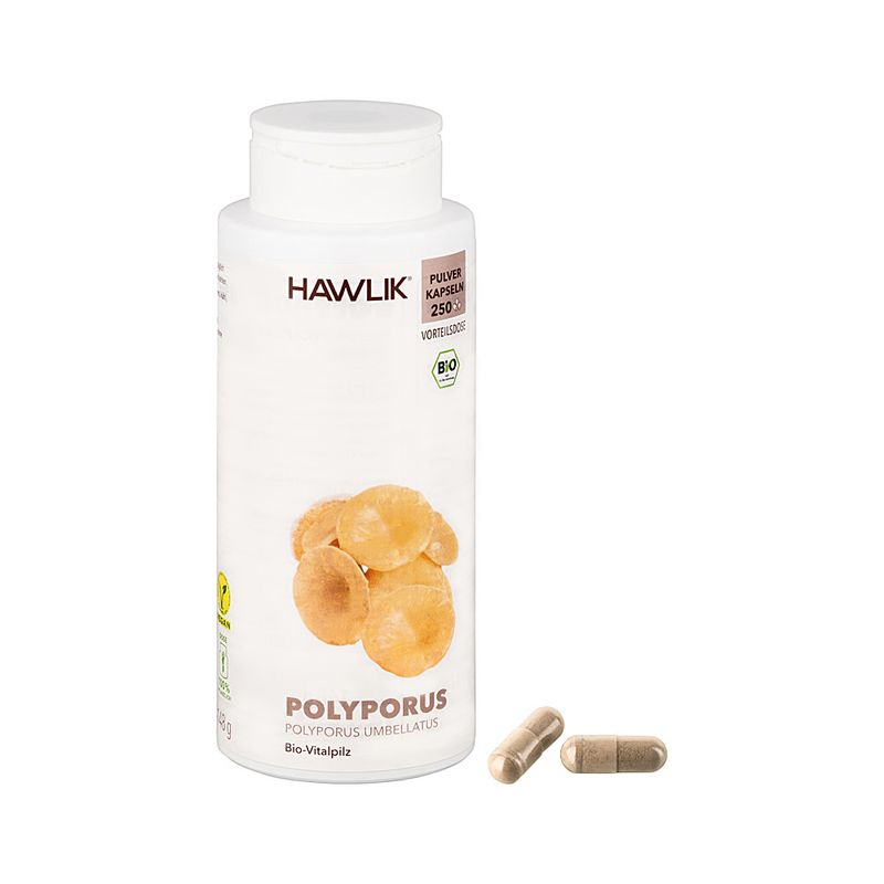 HAWLIK Bio Polyporus Pulver Kapseln 250