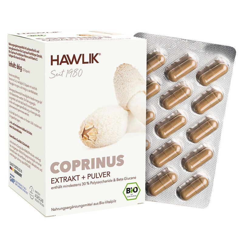 HAWLIK Bio Coprinus E+P Kapseln 120
