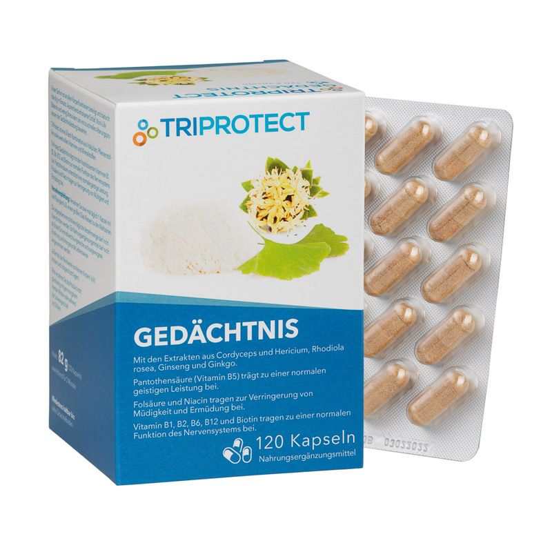 HAWLIK TriProtect Gedächtnis 120 Kapseln