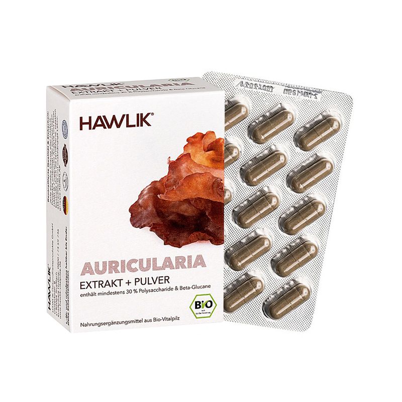 HAWLIK Bio Auricularia E+P Kapseln 60