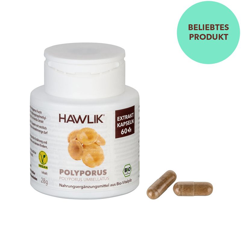 HAWLIK Bio Polyporus Extrakt Kapseln 60