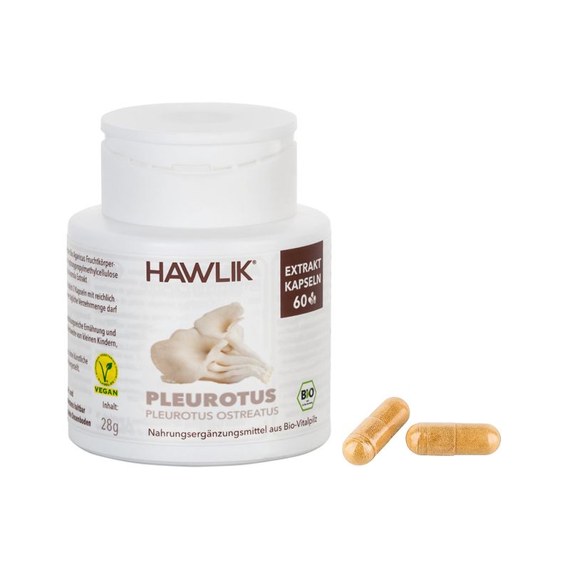 HAWLIK Bio Pleurotus Extrakt Kapseln 60