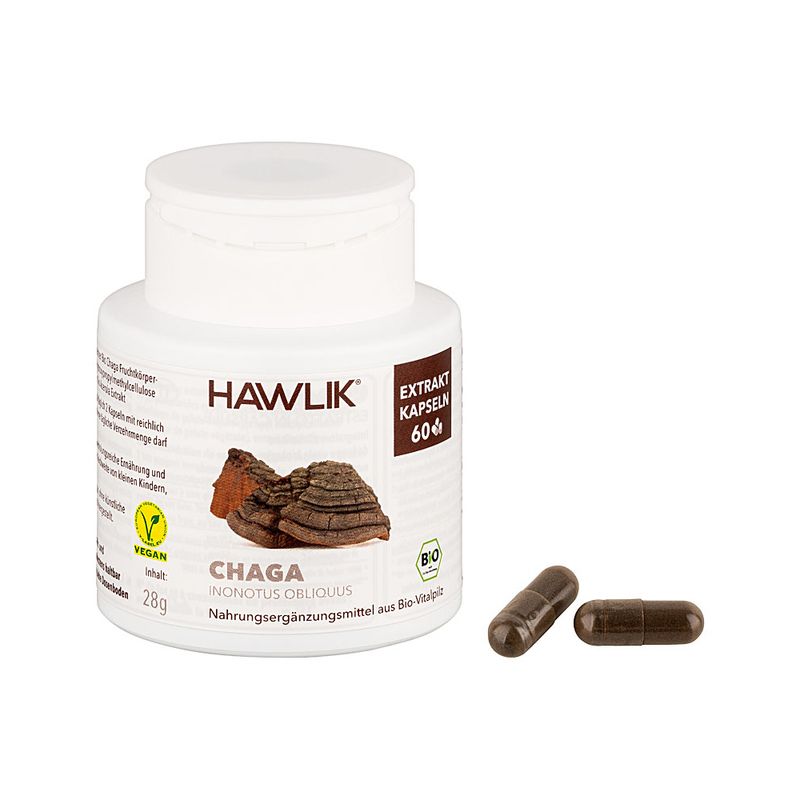 HAWLIK Chaga Extrakt Kapseln 60