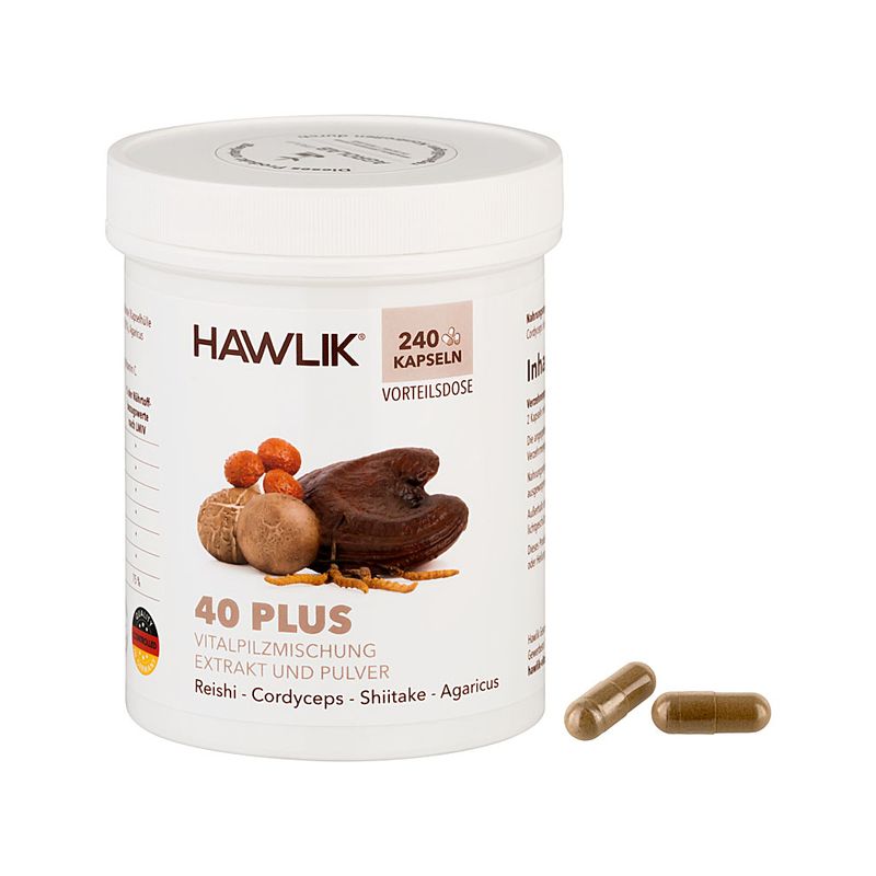 HAWLIK 40 plus Vitalpilzmischung Vorteilsdose