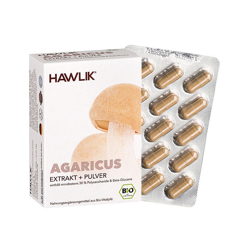 HAWLIK Bio Agaricus E+P Kapseln 60