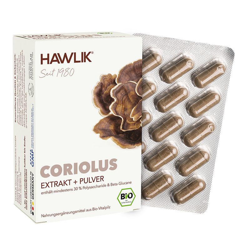 HAWLIK Bio Coriolus E+P Kapseln 60
