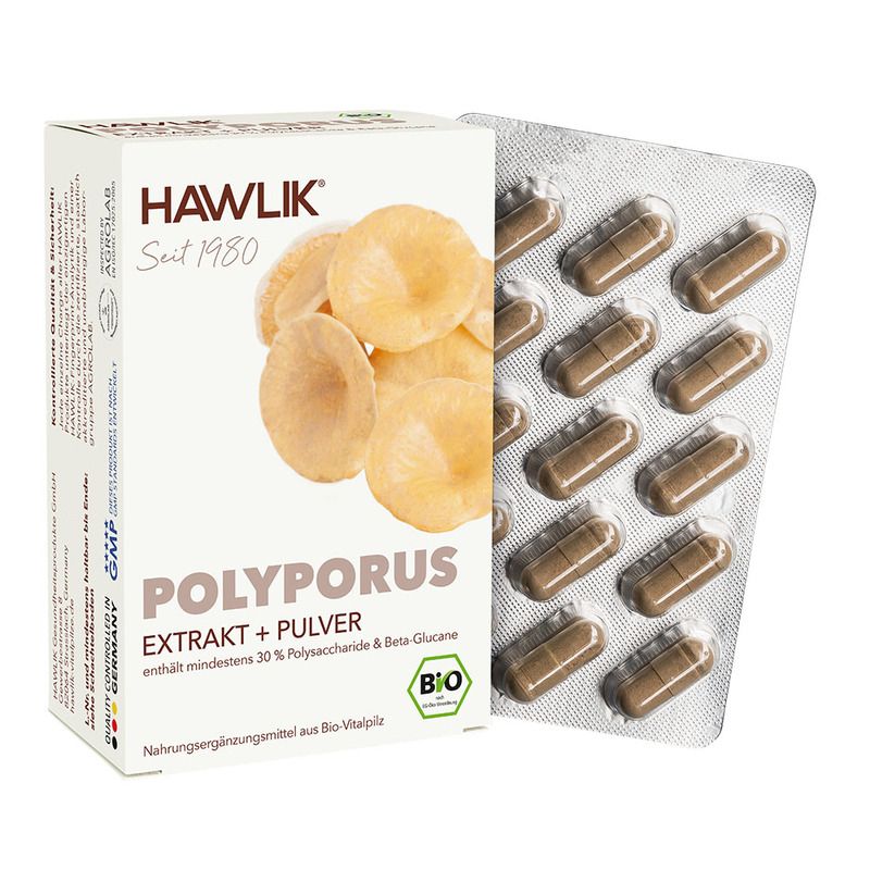 HAWLIK Bio Polyporus Extrakt + Pulver 60