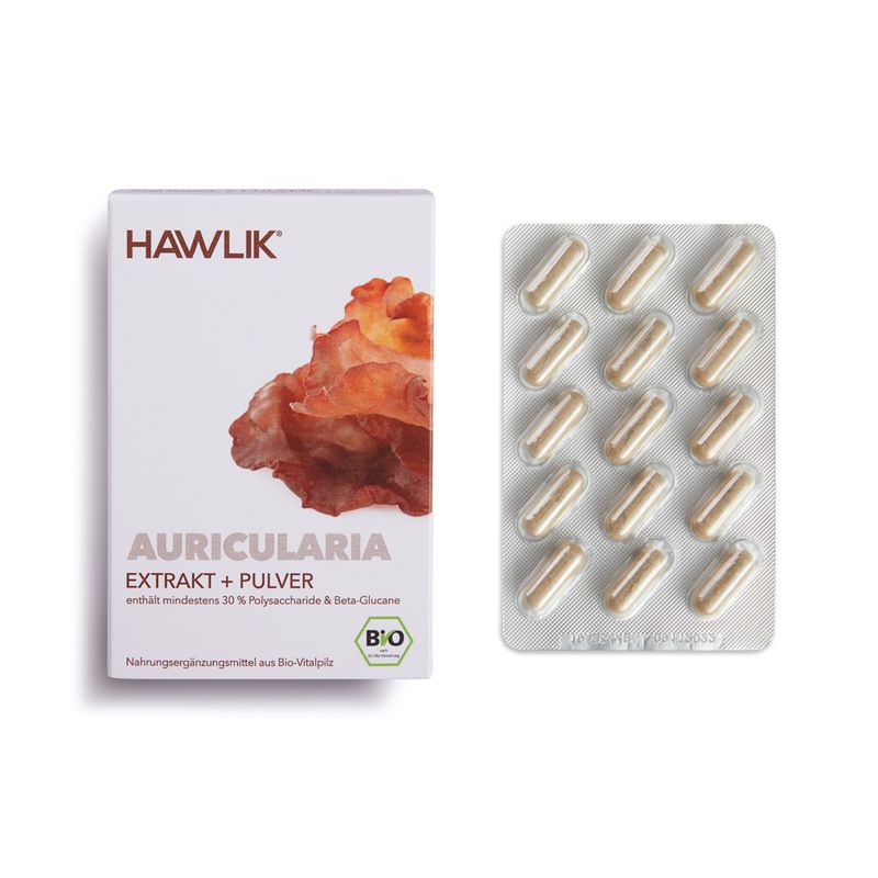 HAWLIK Bio Auricularia E+P Kapseln 60