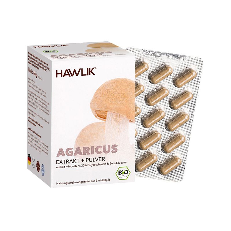 HAWLIK Bio Agaricus E+P Kapseln 120